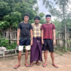 (ထွက်ပြေးလွတ်မြောက်လာသည့် PDFရဲဘော်နှစ်ဦး(ဘယ်နှင့်ညာ)၊ ဓာတ်ပုံ-Zayar Lwin/FB)