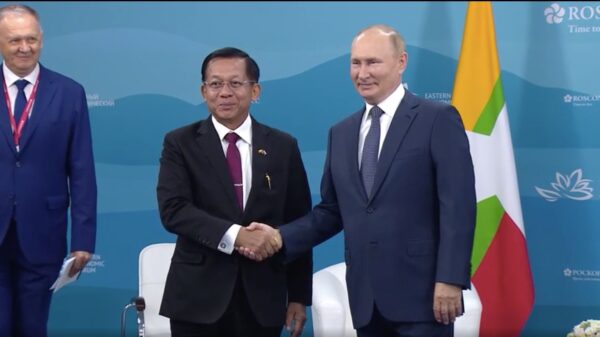 ရုရှားသမ္မတနဲ့တွေ့ဆုံခွင့်ရလို့စစ်ကောင်စီခေါင်းဆောင်ပျော်မြူးနေ