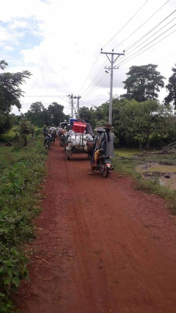 ရွာသားတွေကို ရွာထဲကနေထွက်ခွာကြဖို့နဲ့ မသွားရင်မီးရှို့မယ်လို့ စစ်တပ်ကခြိမ်းခြောက်ကြောင်း KNU ပြော