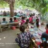 (စစ်ကိုင်းတိုင်း၊ မြောင်နယ်ရှိ ကြားကာလပညာရေးအစီအစဥ်တစ်ခုအား တွေ့ရစဥ်။ဓာတ်ပုံ-ကိုနွေဦး-မြောင်)