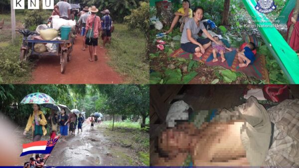 စစ်တပ်က ရွာသားတစ်ဦးကိုပစ်သတ်ပြီး လူဦးရေတစ်ထောင်နီးပါးကို ရွာထဲကနေအဓမ္မရွှေ့ပြောင်းခိုင်း တယ်လို့ KNU ပြော