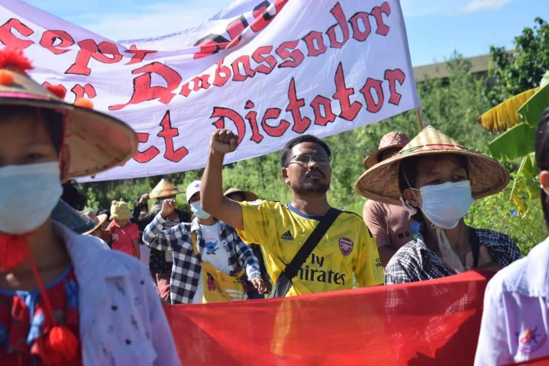 (နိုင်ငံတစ်ဝန်းဆန္ဒထုတ်ဖော်မှုများ ။ဓါတ်ပုံ-CJ)
