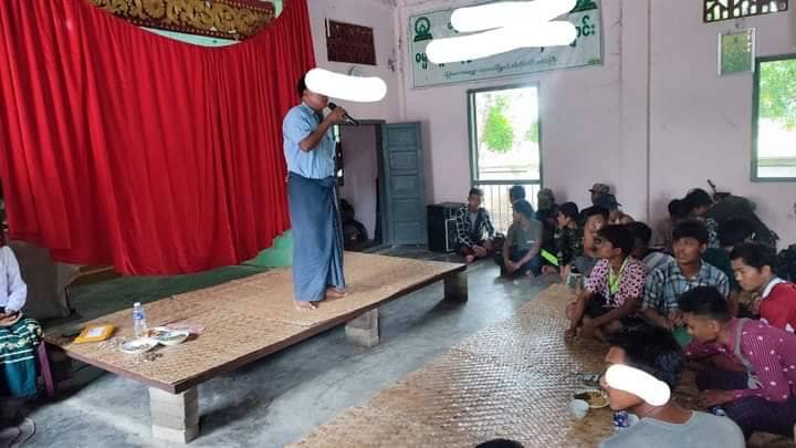 (စက်တင်ဘာ ၁၀ ရက်က ပြုလုပ်ခဲ့သော CDM စစ်သားနှစ်ဦးအား ဂုဏ်ပြုပွဲနှင့် ကျဆုံးခဲ့သော GM LPDFက ရဲဘော်အောင်နိုင်ဦးအား တွေ့ရစဉ်၊ဓာတ်ပုံ-LPDF)