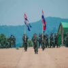 (ဟားခါး CDF မှ ရဲဘော်များ စစ်ရေးလေ့ကျင့်နေစဥ်)