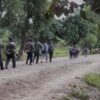 (​မောင်​တောမြို့နယ်​မြောက်ပိုင်းရှိ ကျီးကန်းပြင်-ကြိမ်​ချောင်းကားလမ်း​ပေါ်တွင်စစ်​ကောင်စီတပ်ဖွဲ့ဝင်များကို​တွေ့ရစဥ်။ ။ဓါတ်ပုံ-BNA)