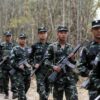 (KNU/KNLA တပ်ဖွဲ့ဝင်များ ။ဓါတ်ပုံ-EPA)