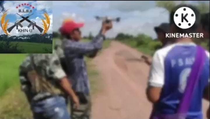 (ခင်ဦးအခြေစိုက်တပ်ဖွဲ့များ၏ ဒရုန်းစစ်ဆင်ရေးတစ်ခုပြုလုပ်နေစဉ်)