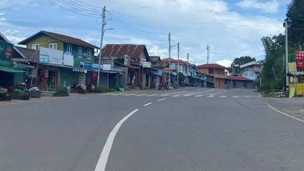 မင်းတပ်မြို့တွင်းတစ်နေရာအား တွေ့ရစဥ်၊ ဓာတ်ပုံ - Hkl-Mindat