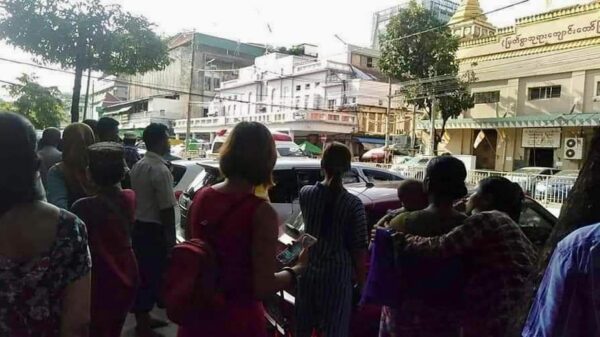 (ပစ်ခတ်မှုဖြစ်ပွားသည့် ပန်းဘဲတန်းမြို့နယ် သိမ်တော်ကြီးအနီး ဝန်းကျင်အား ယနေ့ညနေပိုင်းက တွေ့ရစဥ်၊ဓာတ်ပုံ - CJ)