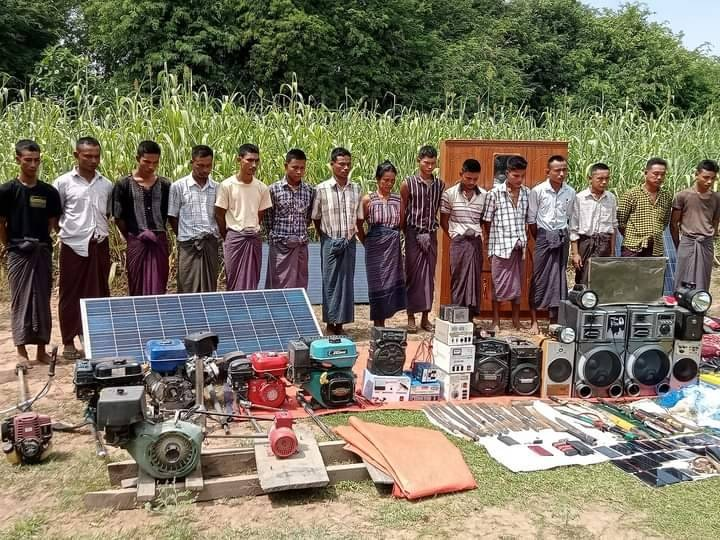 ဓာတ်ပုံ-ဝက်လက်မြို့နယ်၊ နယ်စည်းမခြားတော်လှန်ရေးအင်အားစု၊ရွှေဘိုခရိုင်တပ်ရင်း (၁၈)