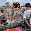 ကျဆုံးရဲဘော်၏ နာရေးပြုလုပ်နေစဥ်၊ ဓာတ်ပုံ-Black Wolf