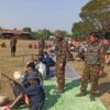 အမည်မသိရသည့် တိုင်း​နှင့်ပြည်နယ်တစ်ခုတွင် စစ်ကောင်စီတပ်က ပျူစောထီးသင်တန်းပို့ချနေစဥ်။ဓာတ်ပုံ-Cj