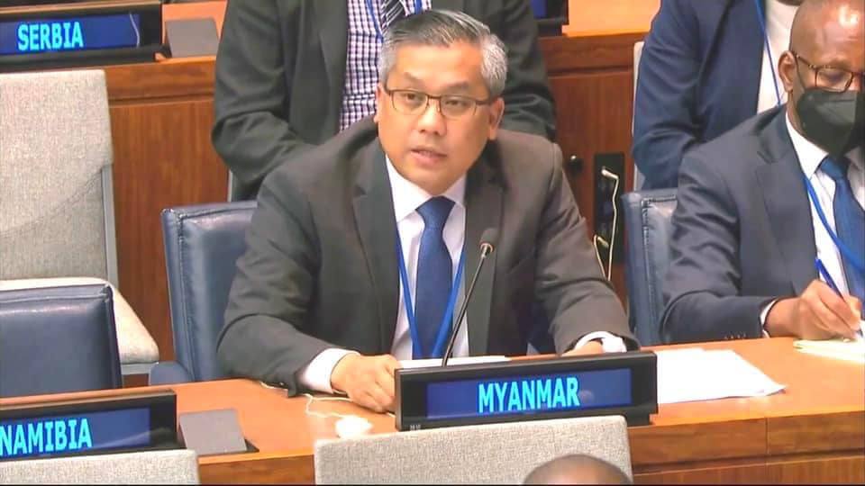 စစ်တပ်ကို လက်နက်ရောင်းချနေသည့်နိုင်ငံများမြန်မာပြည်သူများအပေါ် ကျူးလွန်သောရက်စက်သတ်ဖြတ်မှုများတွင် ပူးတွဲပါဝင်နေဟု မြန်မာသံအမတ်ကြီး သတိပေး