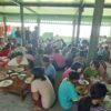 မြောင်ဒေသ စစ်ဘေးရှောင်စခန်းတစ်ခု၌ တွေ့ရသော စစ်ဘေးရှောင်များ၊ ဓာတ်ပုံ-CDSOM