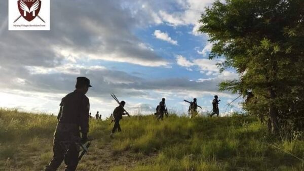 (မြိုင်မြို့နယ်ကျေးရွာများ တော်လှန်ရေးတပ်ဦး MVRFအဖွဲ့ဝင်ရဲဘော်များအား စစ်ဆင်ရေးတစ်ခုတွင် တွေ့ရစဥ်၊ဓာတ်ပုံ-MVRF)