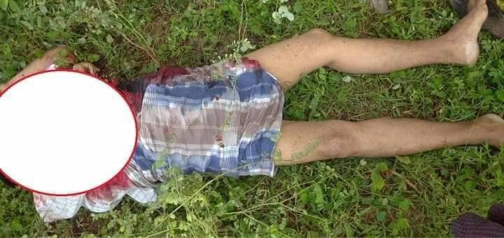 NLD ပါတီခရိုင်ဒုဥက္ကဌဦးကျော်ဝင်း​၏ ရုပ်အလောင်းအား တွေ့ရစဉ်