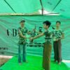 (CDM ရဲတပ်သားနှစ်ဦးအား ဂုဏ်ပြုဆုငွေ ချီးမြှင့်နေစဥ်၊ ဓာတ်ပုံ-PDA)