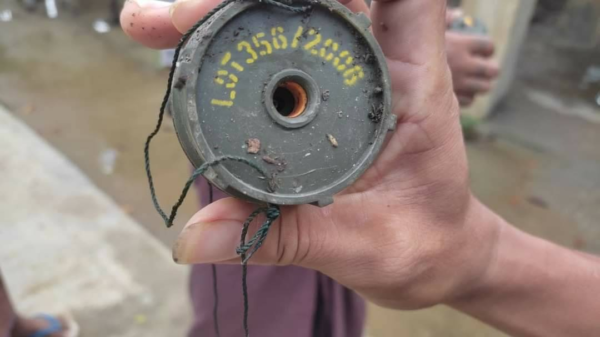 အောက်တိုဘာ ၅ရက်က ရှင်းလင်းခဲ့သည့် မြေမြုပ်မိုင်း၊ဓာတ်ပုံ - Ko Nway Oo