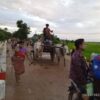 (ထွက်ပြေးတိမ်းရှောင်လာသော ပြည်သူများ။ဓါတ်ပုံ-ကျွန်းလှတက်ကြွလှုပ်ရှားသူများအဖွဲ့)