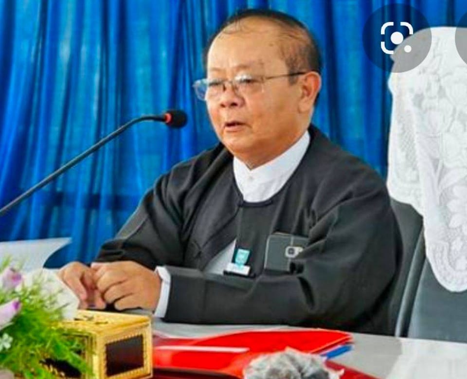 (စစ်​ကောင်စီ၏တရား​ရေးဝန်ကြီးဌာန ဒုဝန်ကြီးဦးစန်းလွင်)