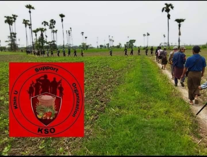 (ခင်ဦးအခြေစိုက် KSO အဖွဲ့ဝင် ရဲဘော်များအား တွေ့ရစဥ်၊ဓာတ်ပုံ - KSO)