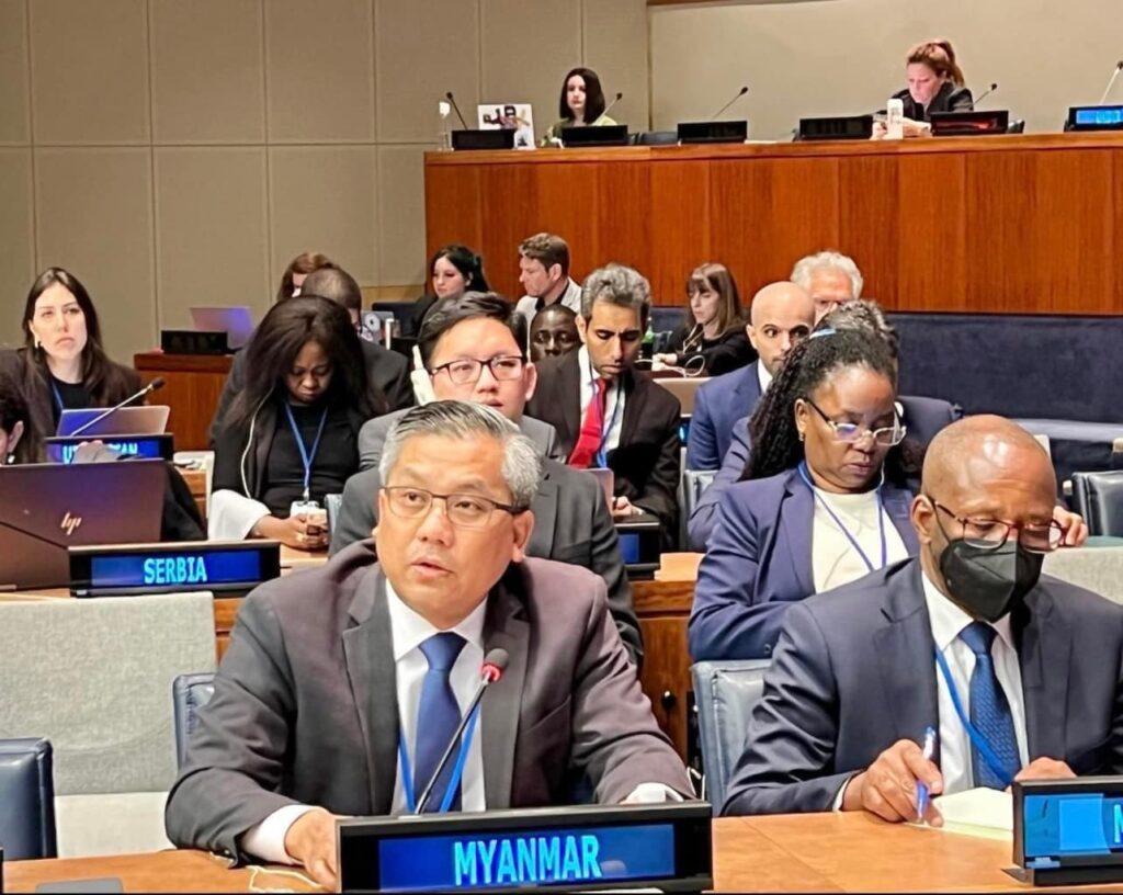 စစ်တပ်ကို လက်နက်ရောင်းချနေသည့်နိုင်ငံများမြန်မာပြည်သူများအပေါ် ကျူးလွန်သောရက်စက်သတ်ဖြတ်မှုများတွင် ပူးတွဲပါဝင်နေဟု မြန်မာသံအမတ်ကြီး သတိပေး