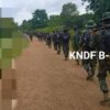 (ကရင်နီအမျိုးသားများကာ ကွယ်ရေးတပ် (KNDF)တပ်ရင်း -၁၀မှ ရဲဘော်များအား တွေ့ရစဉ်၊ဓာတ်ပုံ - KNDF)