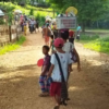 ထွက်ပြေးတိမ်းရှောင်နေရသည့် ပြည်သူများ၊ ဓာတ်ပုံ - Cj