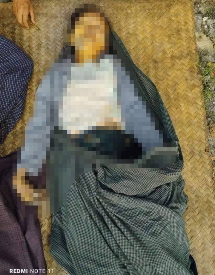 (ပစ်ခတ်သတ်ဖြတ်ခံခဲ့ရသည့် ကိုယ်ဝန်ဆောင်သည်နှင့် အသက်(၆၀)အရွယ် အမျိုးသမီးကြီးတစ်ဦး၊ ဓာတ်ပုံ-Pale Entertainment)