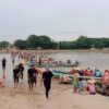 မြောင်မြို့နယ် ဧရာဝတီမြစ်ဆိပ်ကမ်းတစ်နေရာအား တွေ့ရစဉ်၊ဓာတ်ပုံ-ကိုနွေဦး(မြောင်)