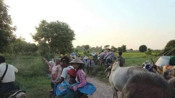 ထွက်ပြေးတိမ်းရှောင်နေရသည့် ဟန်လင်းမြို့ဟောင်းတဝိုက်က ဒေသခံများ၊ဓာတ်ပုံ-Cj