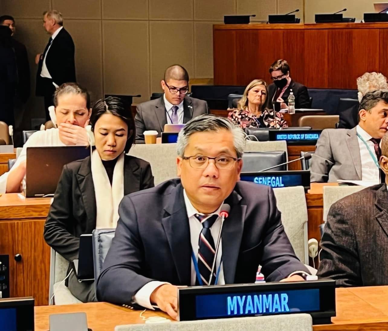 ကချင်တိုင်းရင်းသားများအပေါ် စစ်တပ်၏ လေကြောင်းတိုက်ခိုက်မှုဖြစ်စဉ် ကုလသို့ မြန်မာသံအမတ်ကြီးပြော