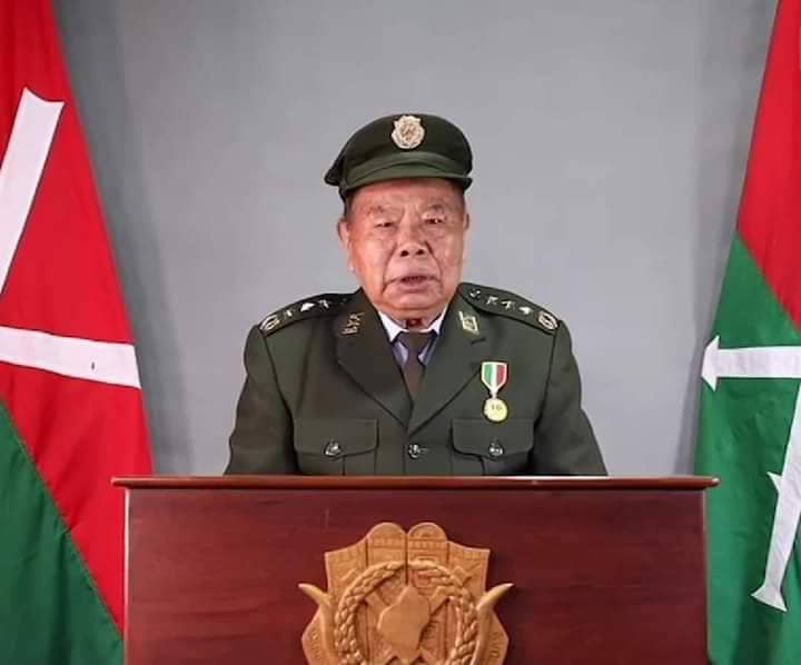 (KIOဥက္ကဋ္ဌ ဗိုလ်ချုပ်ကြီး အန်ဘန်လအား တွေ့ရစဉ်)