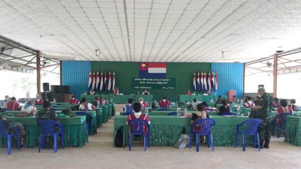(KNU ​၏ ဗဟိုကော်မတီအစည်းအဝေးကို ၂၀၂၁ နိုဝင်ဘာက ကျင်းပနေစဉ်၊ဓာတ်ပုံ - KNU)