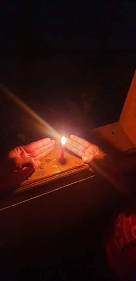 မနေ့ညပိုင်းက မီးပိတ်သပိတ်လူထုလှုပ်ရှားမှု (ဓာတ်ပုံ − မုံရွာလူထုသပိတ်တိုက်ပွဲဦးဆောင်ကော်မတီ/FB)