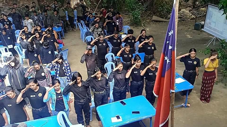 မြောင်အမျိုးသမီးစစ်သည်တော်တပ် (၁)နှစ်ပြည့်တွင် ဖက်ဒရယ်ဒီမိုကရေစီနိုင်ငံရောက်အောင် ချီတက်မည် ထုတ်ပြန်