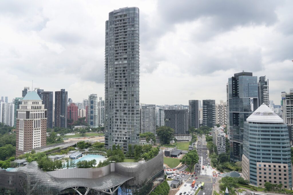 The Orchard Residences condominium tower in Singapore