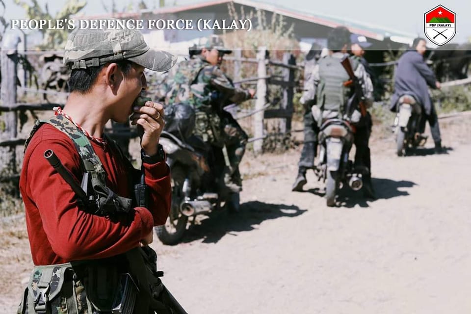 (က​လေးမြို့နယ်ပြည်သူ့ကာကွယ်ရးတပ်ဖွဲ့ဝင်အချို့။ ဓါတ်ပုံ-က​လေးPDF)