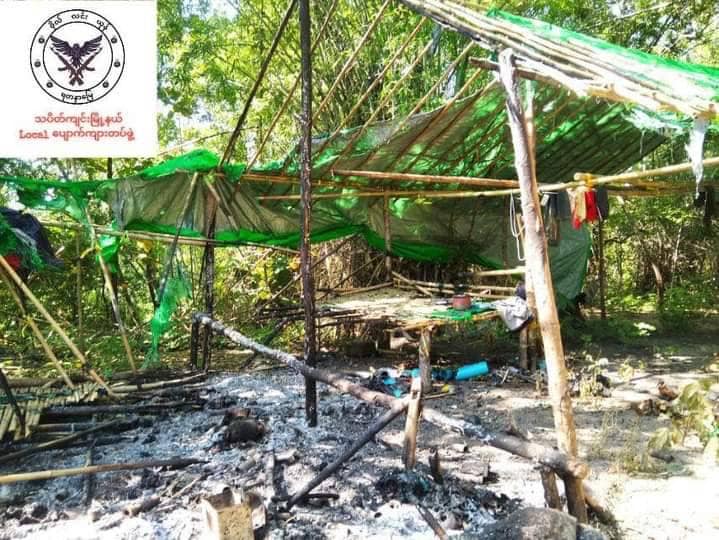 ယာယီစခန်း မီးရှို့ဖျက်ဆီးခံရပြီးနောက် တွေ့ရစဥ်၊ ဓာတ်ပုံ-ဗိုလ်လင်းယုန်