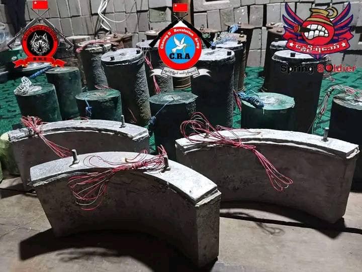 အသုံးပြုခဲ့သောမိုင်းများအား တွေ့ရစဥ်၊ ဓာတ်ပုံ-Black Wolf Soldiers