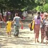 ထွက်ပြေးတိမ်းရှောင်နေကြရသော ပုဏ္ဏကျွန်းပြည်သူများ၊ ဓာတ်ပုံ - BNA
