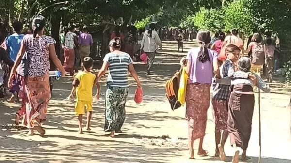 ထွက်ပြေးတိမ်းရှောင်နေကြရသော ပုဏ္ဏကျွန်းပြည်သူများ၊ ဓာတ်ပုံ - BNA