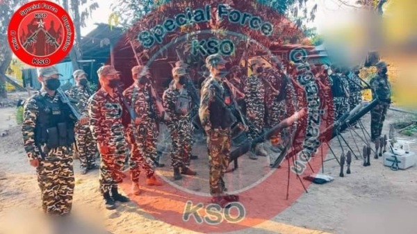 KSO အဖွဲ့ဝင်ရဲဘော်များအား တွေ့ရစဥ်၊ ဓာတ်ပုံ-KSO
