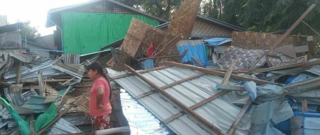 မန္တလေးမှာ သံလမ်းဘေးက အိမ်တွေကို စစ်အုပ်စု အင်အားသုံးဖယ်ရှား