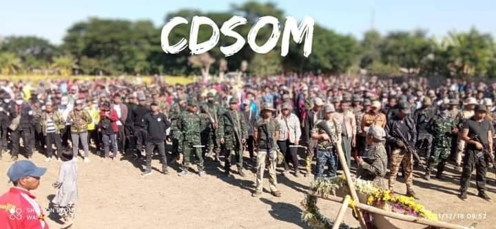 မုံရွာ - မန္တလေးလမ်းတွင် စစ်ကောင်စီယာဥ်တန်းအား မဟာမိတ်အဖွဲ့များ ပဒေသာမိုင်းဖြင့် မိုင်းဆွဲတိုက်ခိုက်