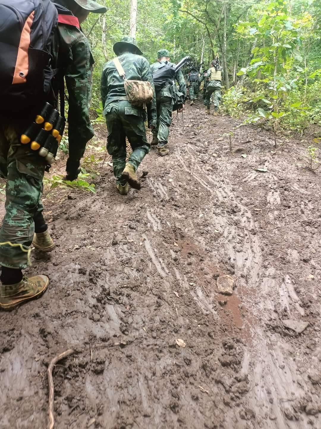 (ကရင်နီအမျိုးသားများကာကွယ်ရေးတပ်(KNDF)တပ်ရင်း -၇ မှရဲဘော်များအား တွေ့ရစဥ်၊ ဓာတ်ပုံ - KNDF)