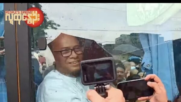 အင်းစိန်ထောင်ကနေ လွတ်မြောက်လာတဲ့ ၈၈ မျိုးဆက်ကျောင်းသားခေါင်းဆောင် ဦးမြအေး