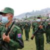 (ကိုးကန့်တပ်မတော် -MNDAA မှ ရဲဘော်များအား တွေ့ရစဥ်၊ ဓာတ်ပုံ - The Kokang)
