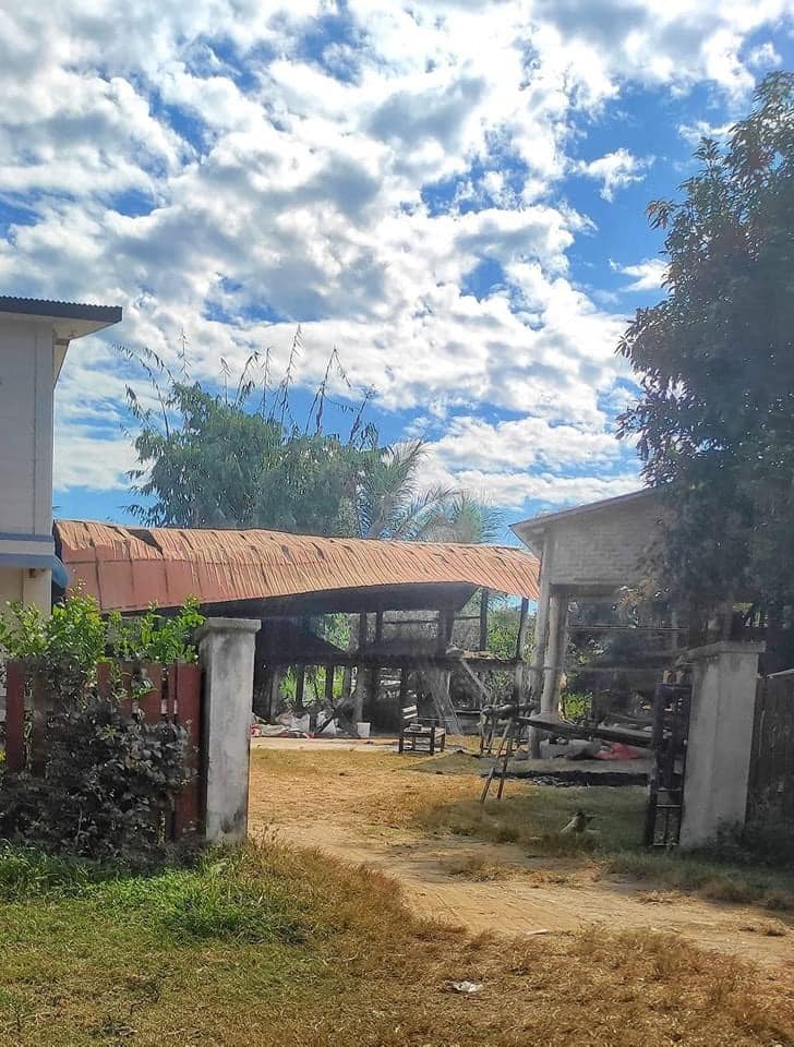 ယနေ့ နံနက်က မီးရှို့ဖျက်ဆီးခံရမှုအား တွေ့ရစဉ်၊ ဓာတ်ပုံ - IR