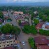 (တမူးမြို့ အ​ပေါ်စီးမြင်ကွင်း ။ဓါတ်ပုံ-CJ)